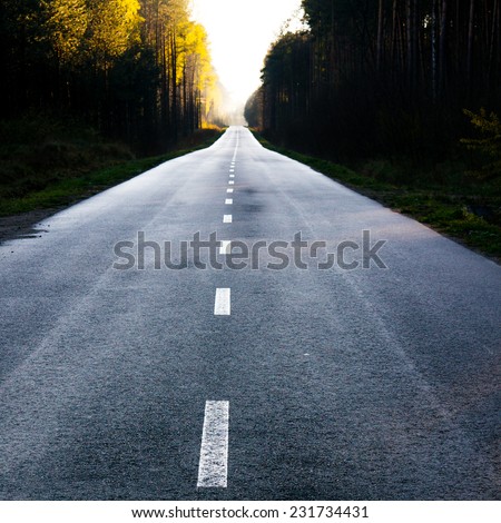 road to nowhere Royalty-Free Stock Photo #231734431