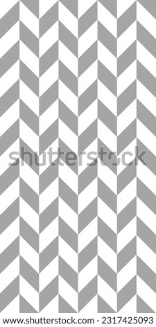 Zigzag geometric seamless pattern. Modern op art striped abstract background. Vector illustration.