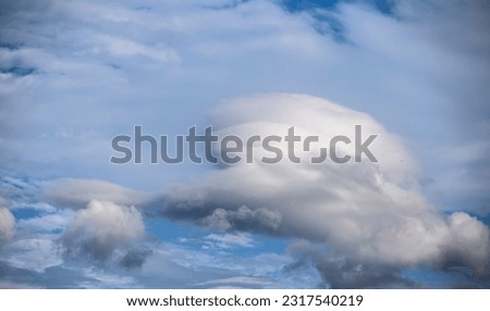 Cloudscape has been developing in gorgeous form. The picture present a beautiful cumulus cloud.