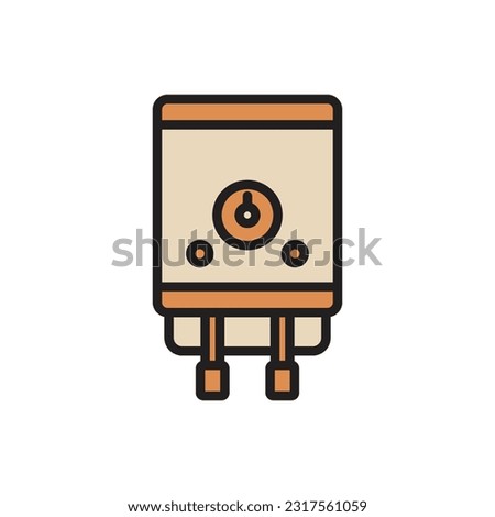 Water Heater Icon Vector Illutration