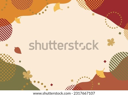 Abstract background with dots and floral elements. Vector illustration for your design Royalty-Free Stock Photo #2317667107