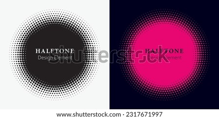 Black Circle Pattern Halftone. Halftone Abstract Background. Pattern With Rounds. Dots Grunge. Gradient Dot Halftone. Design Element Spot Background. Geometric Gradient Design. Dots pattern. Royalty-Free Stock Photo #2317671997