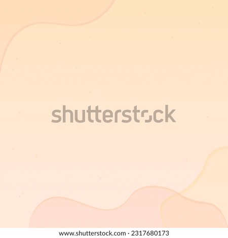 Watercolor Peachy Pink Yellow Background Dots Abstract Vector Design