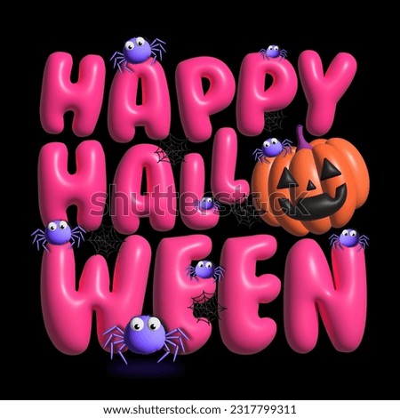 Happy halloween, pumpkin, jpeg, spiders, slogan