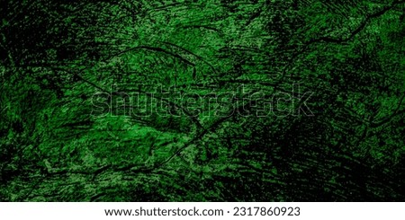 spooky dark green cement wall background. for design use