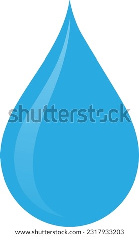 Water drop abstract graphic design template illustration