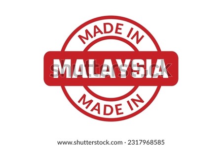 Made In Malaysia Rubber Stamp