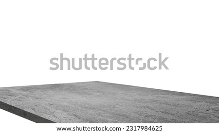 grey marble table corner at  foreground used as product displayed isolated on background with clipping path. perspective view of luxury emperador marble table showing edge of table.