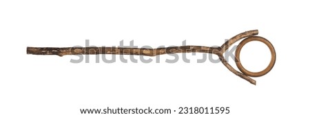 	
magic stick, wooden walking stick isolated on white background	
 Royalty-Free Stock Photo #2318011595