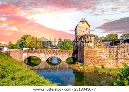 Castle in Bad Vilbel in Germany 