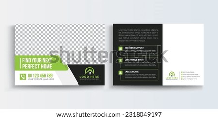 Home buy and sale postcard, print ready, real estate brochure design amazing and modern real estate postcard design
corporate Company realtor postcard design. Royalty-Free Stock Photo #2318049197