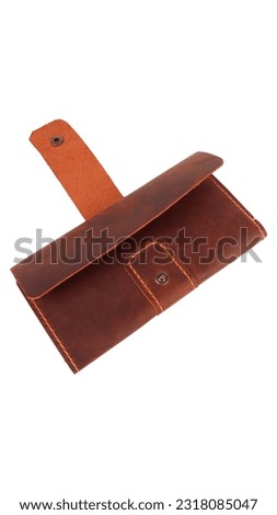 leather wallet bag cash vintage