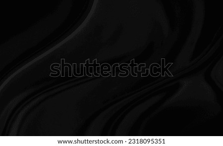 Black gray satin dark fabric texture luxurious shiny that is abstract silk cloth background with patterns soft waves blur beautiful. Royalty-Free Stock Photo #2318095351