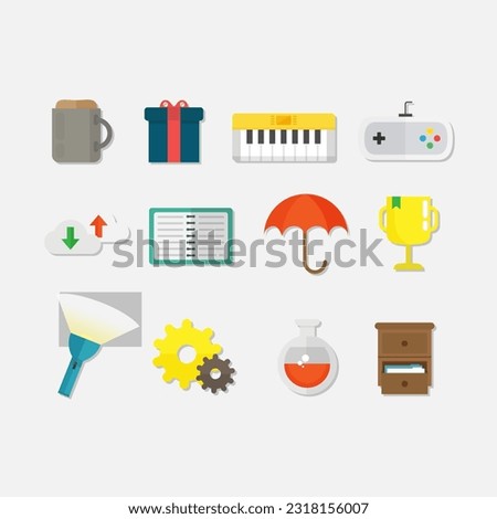 ui simple icons in vector format eps format