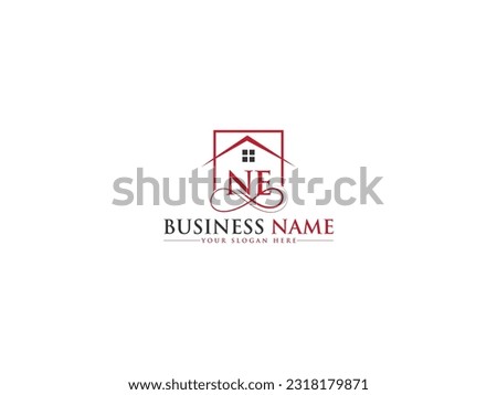 Business Ne En Real Estate Logo Symbol