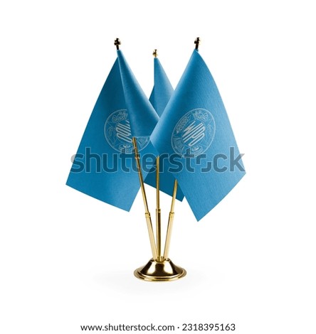 Small national flags of the International Intellectual Property Organization on a white background.