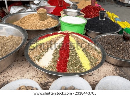 Aromatic spices from various plants