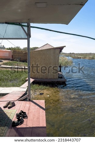 Holiday camp by the lake