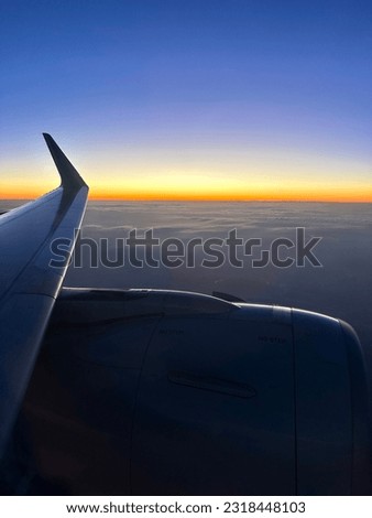 Airplane wing picture took in the sky!