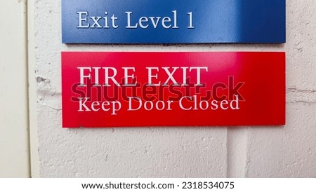 Exit signs: universal symbols of escape and safety, guiding individuals to find their way out in emergencies. Their vibrant glow provides reassurance and direction in uncertain situations