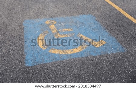 handicap sign represents inclusivity, equal rights, and support for individuals with disabilities. Its blue and white sign denotes accessibility and serves as a reminder to create an inclusive society