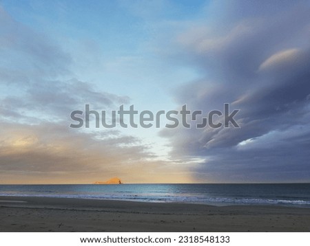 Mediterranean sea, La Manga. View to the Grosa's Island