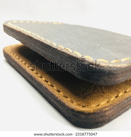 Handmade Crockdile Alligator Black Brown Genuine Leather Bifold Wallet Credit Card Holder