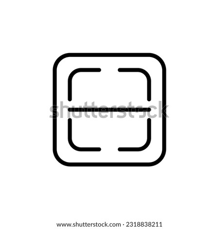 Realistic barcode icon. Barcode vector illustration.