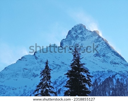 Surroundings of Belalakaya mountain, Karachay-Cherkessia, Russia, ski, snowboarding, mountain