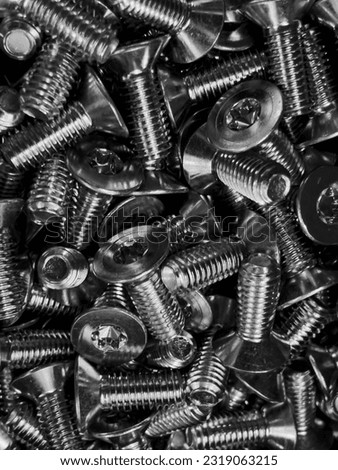 Various types of nut bolts included