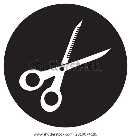 scissors icon vector template illustration logo design