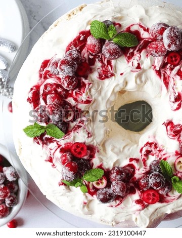 A beautiful, delicious and sweet dessert