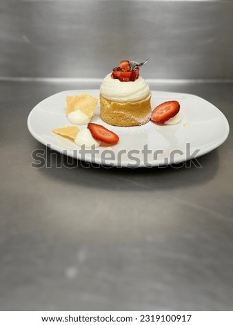 A beautiful, delicious and sweet dessert