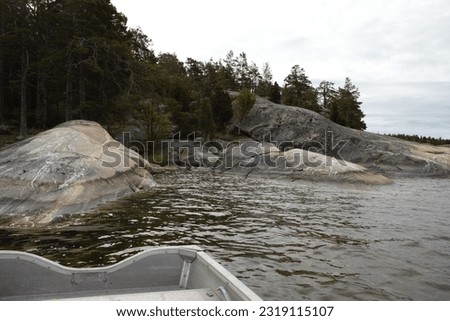 Oxelösund, picture taken from a rowing boat