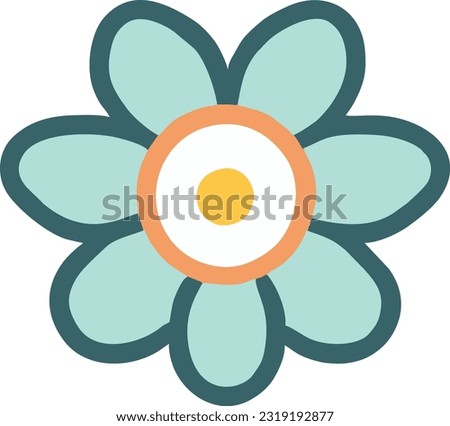 Flower icon vector, illustration logo in trendy style, Vector illustration 25