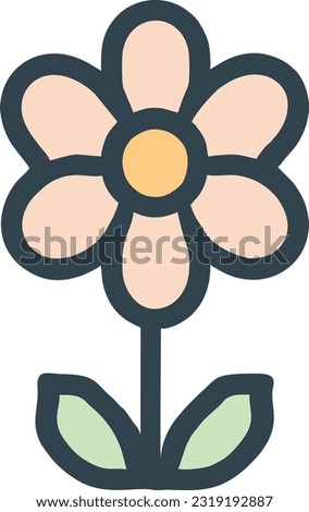 Flower icon vector, illustration logo in trendy style, Vector illustration 20