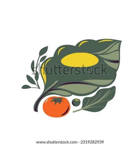 vector flat world vegetarian day labels collection