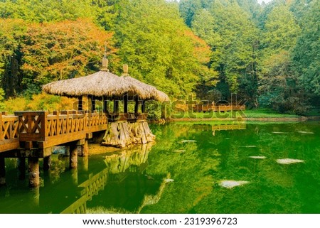 beautiful scenery of taiwan tourist attractions Royalty-Free Stock Photo #2319396723