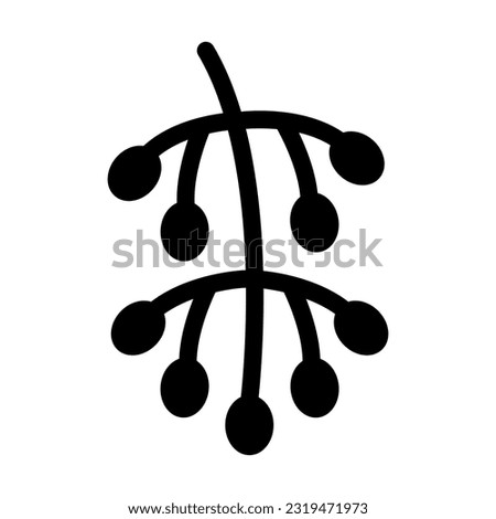 Hackberry Vector Glyph Icon For Personal And Commercial Use.
 Royalty-Free Stock Photo #2319471973