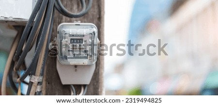 Electric Meter for home electrical appliances. electricity usage audits for energy cost at home and office