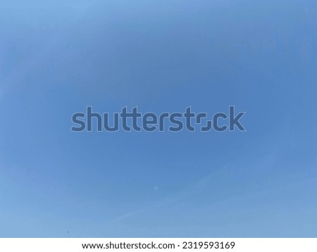 Blue sky with minimum clouds