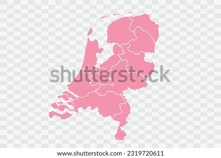 Netherlands Map Rose Color Background quality files png