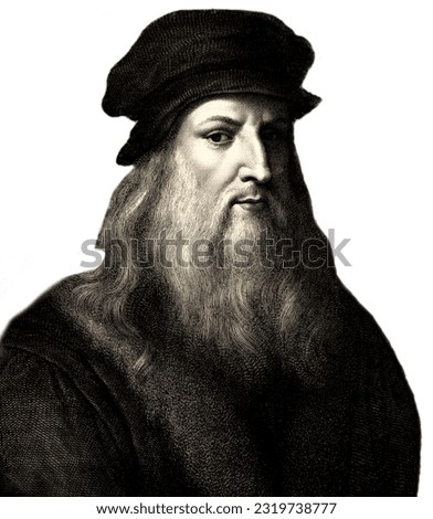 Leonardo da Vinci (1452 – 1519) Royalty-Free Stock Photo #2319738777