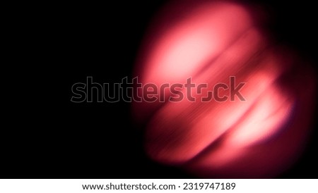 Photo Abstract blurred red light lens flare overlay texture background. 
Motion blur leak black grain lighting burn noise effect.