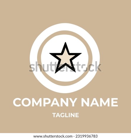 star logo icon and logo template