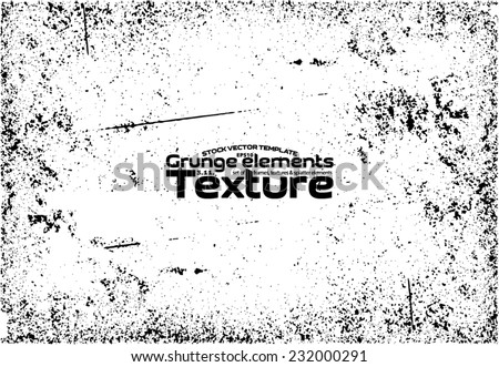Grunge texture - abstract stock vector template - easy to use Royalty-Free Stock Photo #232000291