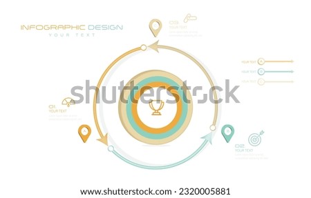 Infographic design template with place for your data.
Infographic, Icons, Timeline - Visual Aid, Template, Business, Circle