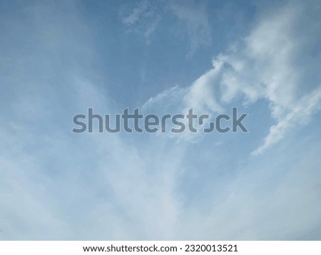 Morning in Cirrus Clouds is shaped like a cloud of streaks that resemble fur bird at Songkhla Province, Thailand.no focus