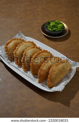 Indonesian traditional fried food called "risoles" made from potatoes