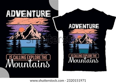 Climber hiker backpacker silhouette vector of a mountaineer, t shirt design